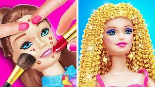 WE ADOPTED A BARBIE  Extreme Broke vs Rich Doll Makeover by Yay Time! FUN