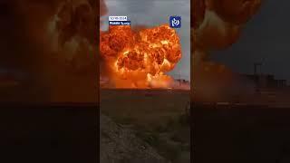  Massive explosion at a gas station in Grozny, Russia