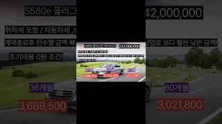 S580e 플러그인하이브리드 2023 법인사업자 리스 가격