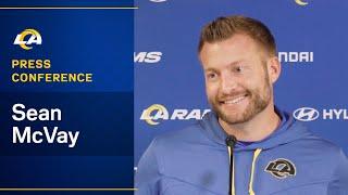 Sean McVay Gives Final Injury Updates & Looks Ahead To Sunday's Game Against The Giants