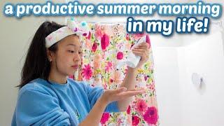 MY PRODUCTIVE SUMMER MORNING ROUTINE!