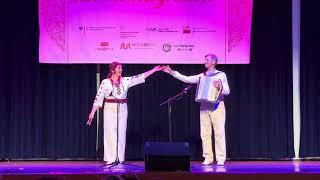 Nataliia Ostrovska and Leonid Ostrovskyy play "Ukrainian medley" (Rozpriagaite, hloptsi, konei)