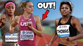 Abby Steiner & Sha'Carri Richardson Failed To Qualify | Women's 200m RECAP | US Olympic Trials 2024