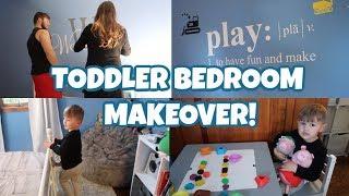 TODDLER BEDROOM MAKEOVER SURPRISE | BEFORE AND AFTER | Felicia Keathley