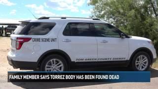 Body Found "Consistent" with Eric Torrez