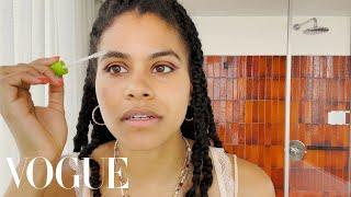 Bullet Train's Zazie Beetz’s Guide to Eyeliner & Skin Care | Beauty Secrets | Vogue