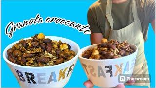 *GRANOLA* Super croccante ed energetica ECCO COME FARCIRE YOGURT E GELATI