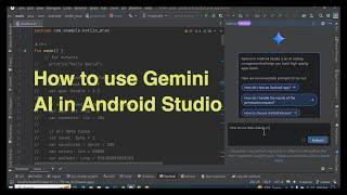 How to use Gemini in Android Studio