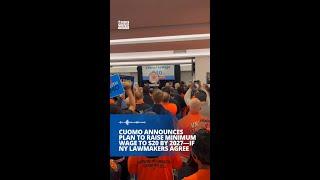 Cuomo announces plan to raise minimum wage to $20 by 2027—if NY lawmakers agree