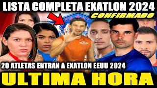 ULTIMA HORA CONFIRMADO ELLOS SON LOS ATLETAS QUE ENTRARAN A EXATLON ESTADOS UNIDOS ALL STAR 2024