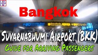 Bangkok Suvarnabhumi Airport (BKK) - International Arrivals and Ground Transportation Guide (2019)