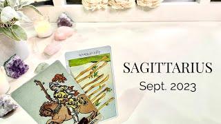 SAGITTARIUS:  Someone is Getting Blocked  (Who is This?) ️ Sept. 2023 Tarot