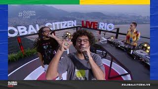 Brazilians Criolo & Tropkillaz Perform "Cleane" Atop Sugarloaf Mountain | Global Citizen Live