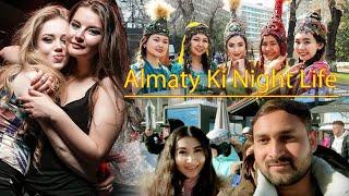 Almaty kazakhstan || Almaty Nightlife || Almaty snowfall || Almaty Girls|| Shymbulak Almaty