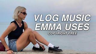 music emma chamberlain uses//copyright free music for your vlogs