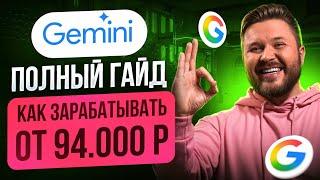 GEMINI — полный гайд по заработку на нейросети от Google | 2025 | Удаленная работа