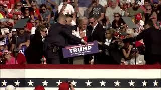 Shots fired at Trump rally in Pennsylvania