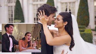 Ashley Iaconetti and Jared Haibon React to Their Same Day Edit Wedding Video