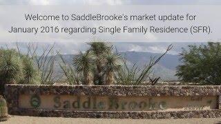 SaddleBrooke AZ Market Update January 2016