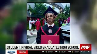 Viral Ron Clark dancing student graduates high school - Jacob Linsey