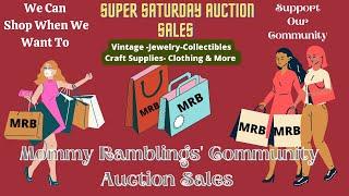 Super Saturday Sale - Bargains, Jewelry, Collectibles, Art Supplies, Vintage Treasures