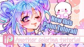 【Tutorial】Anime coloring tutorial (Ibis Paint)