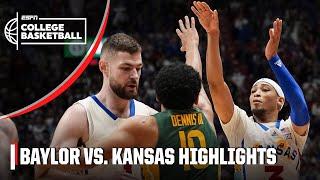 Baylor Bears vs. Kansas Jayhawks | Full Game Highlights | ESPN College Basketball