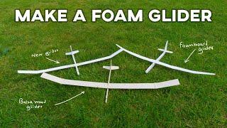 How to make a foam free flight glider | Cheap and fast glider build