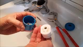 Wasserhahn reparieren und entkalken. Einhebelmischer. How to repair a water tap. Tap washer.