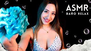 TE DOY UN BAÑO RELAJANTE  Masaje - Shampoo - Atención personal - ASMR ESPAÑOL Roleplay