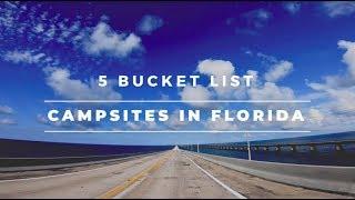 5 BUCKET LIST Campsites in FLORIDA | Florida Camping | RV Travel