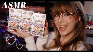 ASMR  Terastal Festival EX Pokémon Card Opening!  Eeveeloution Hunt & Holiday Giveaway!