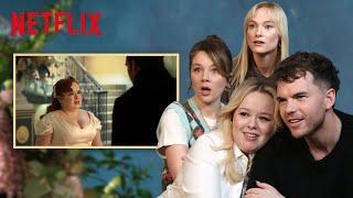 The Bridgerton Cast Reacts to Season 3 Part 2 Scenes | Netflix