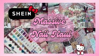 SHEIN nail haul |100+ Items| Affordable Charms, Rhinestones, Gel polish, and Stickers  #sheinhaul