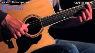 Demonstration of Sound | Electro acoustic guitar Crafter DE-7/N