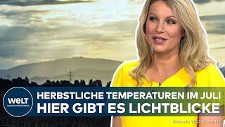 WETTER: Herbstliche Temperaturen in Deutschland - Wo es gewittert und wo es Lichtblicke gibt