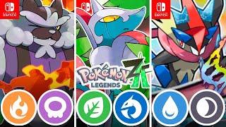 20 NEW Evolutions for Pokémon Legends Z-A