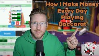 PASSIVE INCOME Playing low stakes BACCARAT - Can I make money everyday