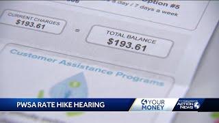 Hearing on Pittsburgh Water & Sewer Authority rate hike