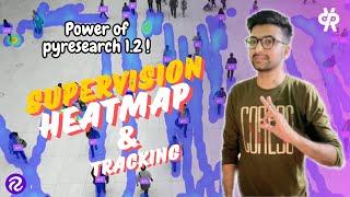 Heatmap & Tracking Objects using YOLOv8 ByteTrack & Supervision