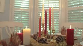 Colonial handipt tapers and pillars; candles that make thanksgiving magic.