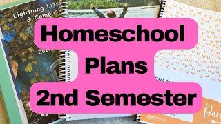 Homeschool Plans for the New Year | 2nd Semester Spring 2025 | 4th 7th & 8th Grade | Secular