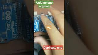 Arduino uno R3 original vs duplicate #arduino #arduinoproject #electronics