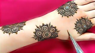 New stylish back hand mehndi design | easy & simple mehndi design | mehndi design | Mehndi | Mehandi