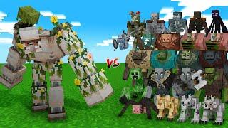 Mutant Iron Golem UPGRADE VS New Mutant Creatures ADDON FIGHT in Minecraft PE/BE