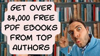 GET OVER 84 MILLION FREE PDF EBOOKS FROM TOP AUTHORS.