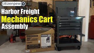 Mechanics Cart from Harbor Freight Assembly
