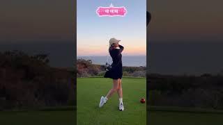 여자연예인 골프스윙샷 모음  #kfashion #golf #koreagolf