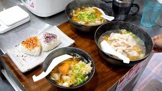 One Chef & A Variety of Dishes! A Day in Osaka's Famous Kasu Udon Restaurant!