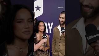 Becky G & Manuel Turizo Explain Their Music Video Easter Eggs | AMAs 2025 #Shorts